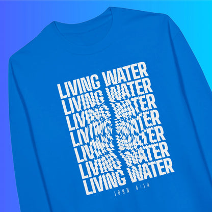 Living Water | Softstyle® Unisex Christian Sweatshirt