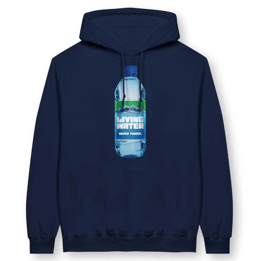 Living Water (Bottle) – Unisex Christian Hoodie designed by 3rd Day Christian Clothing.