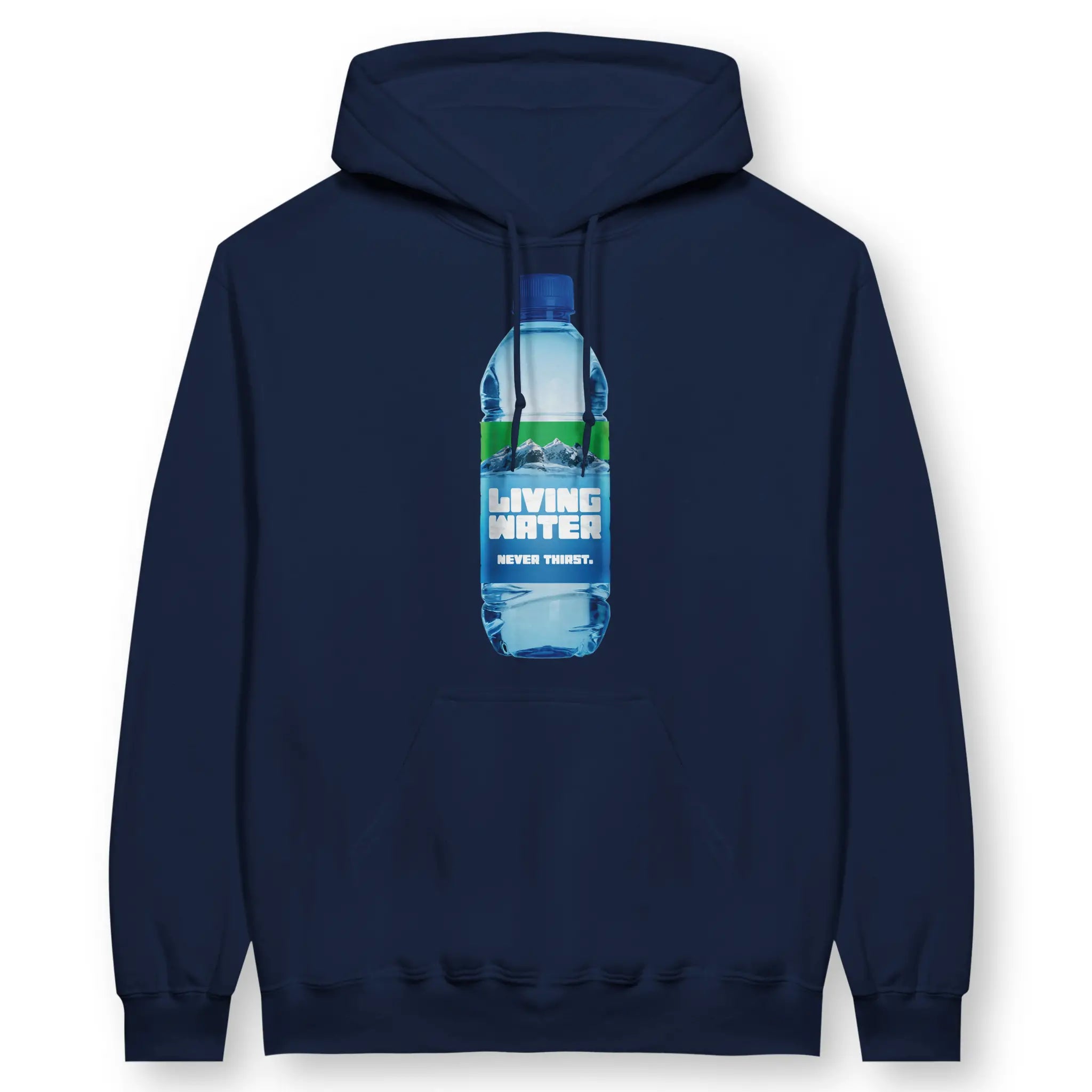 Living Water (Bottle) – Unisex Christian Hoodie designed by 3rd Day Christian Clothing.