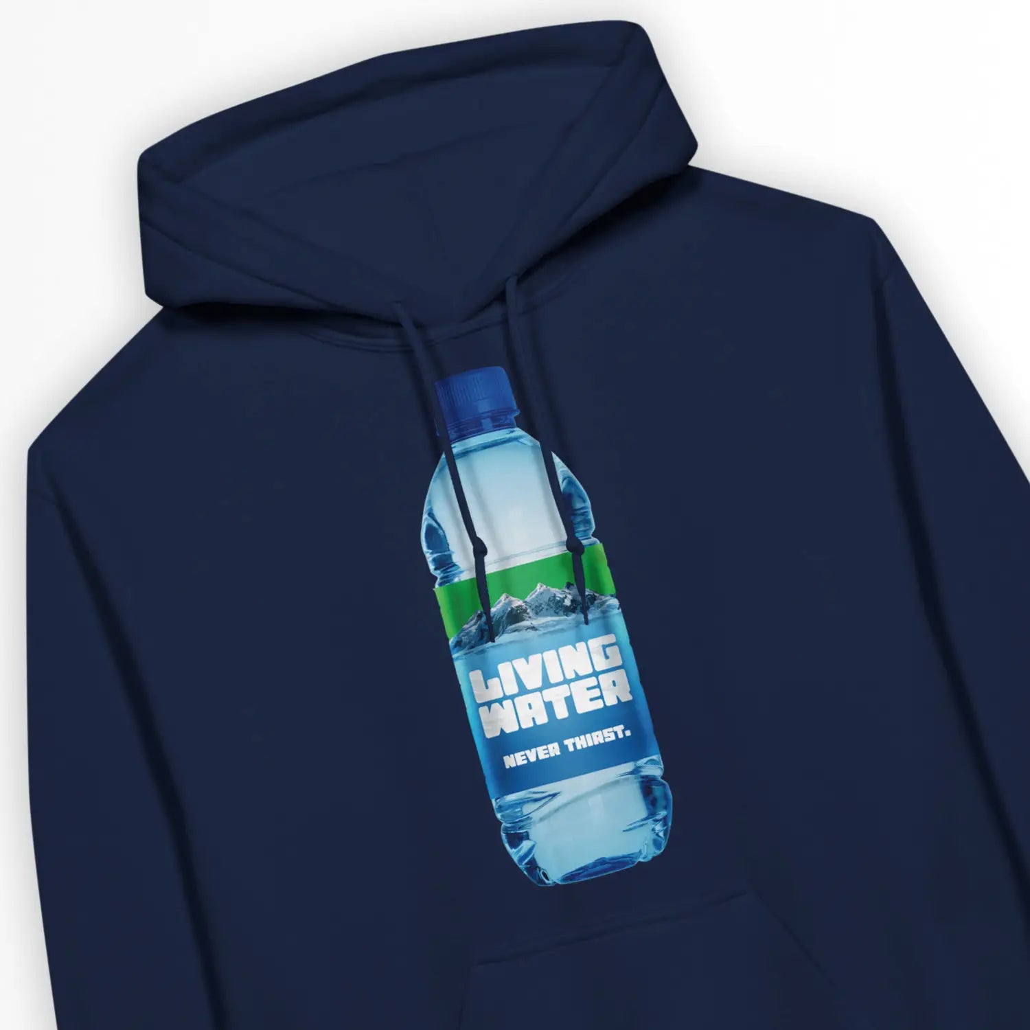 Living Water (Bottle) – Unisex Christian Hoodie designed by 3rd Day Christian Clothing.