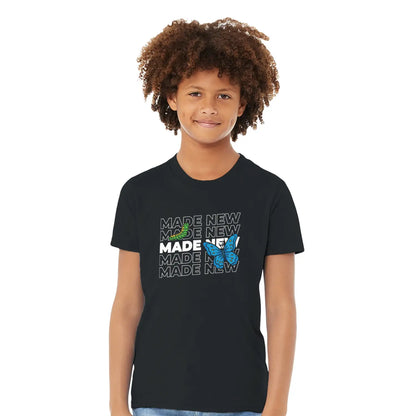 Made New (Caterpillar To Butterfly) | Premium Kids' Christian T-Shirt