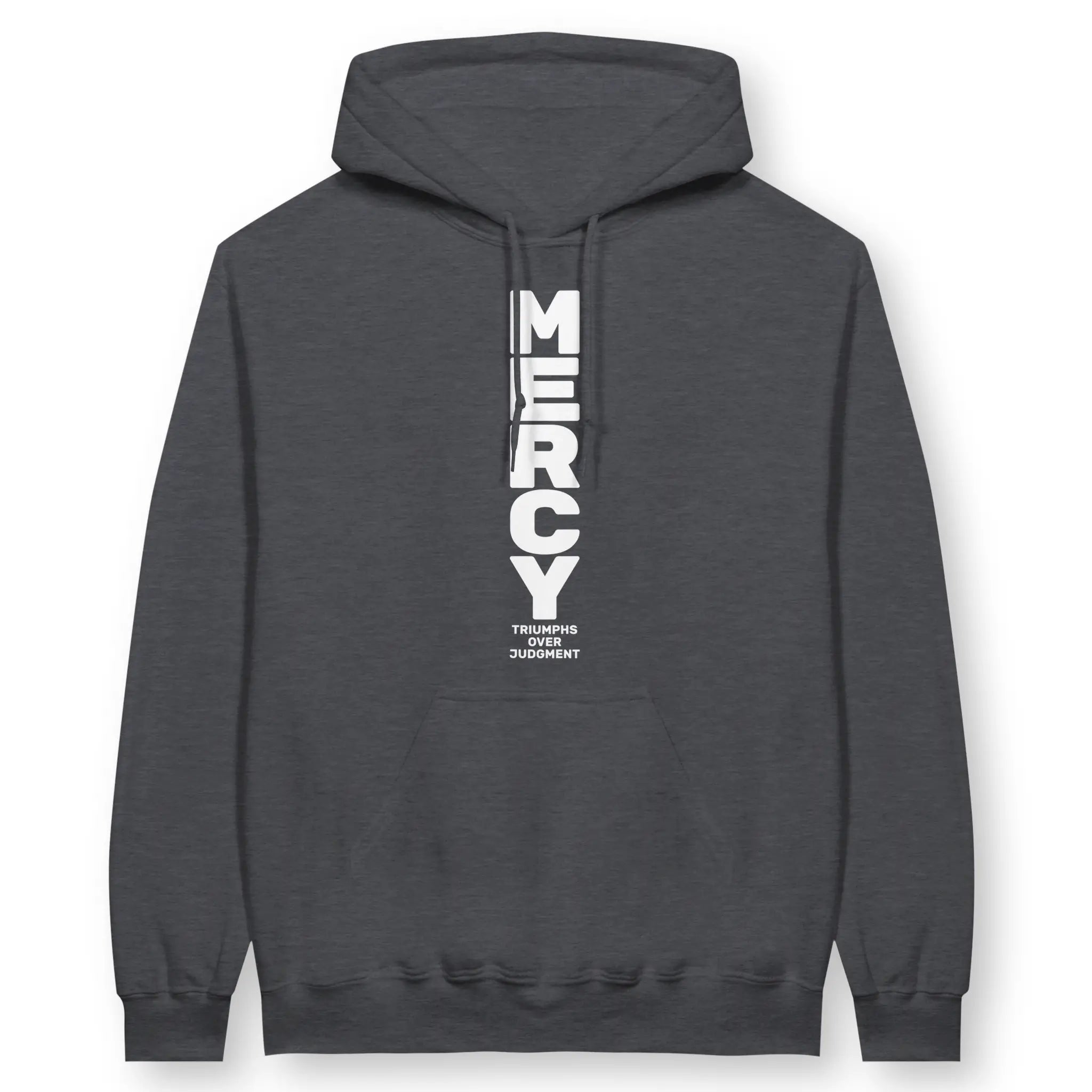MERCY Triumphs – Unisex Christian Hoodie designed by 3rd Day Christian Clothing.