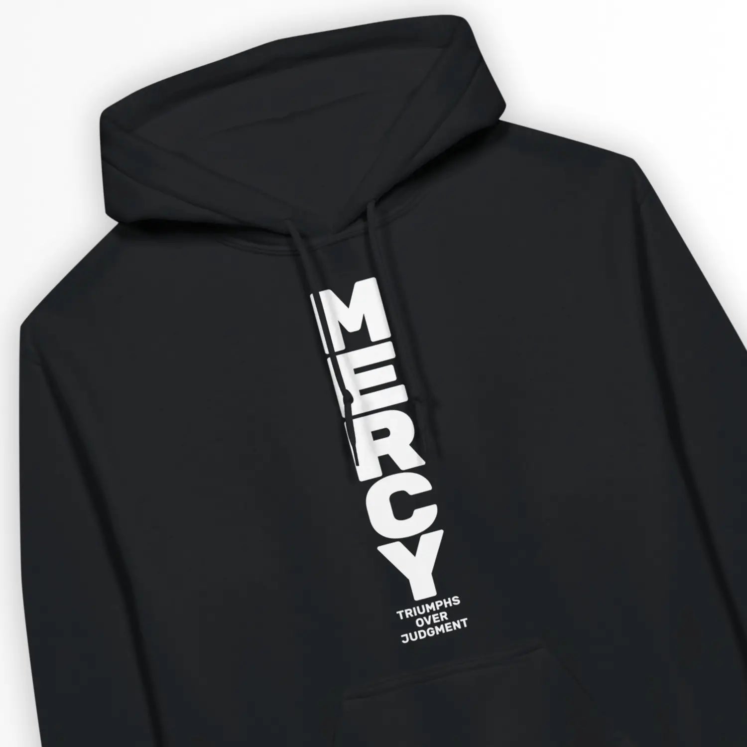 MERCY Triumphs – Unisex Christian Hoodie designed by 3rd Day Christian Clothing.