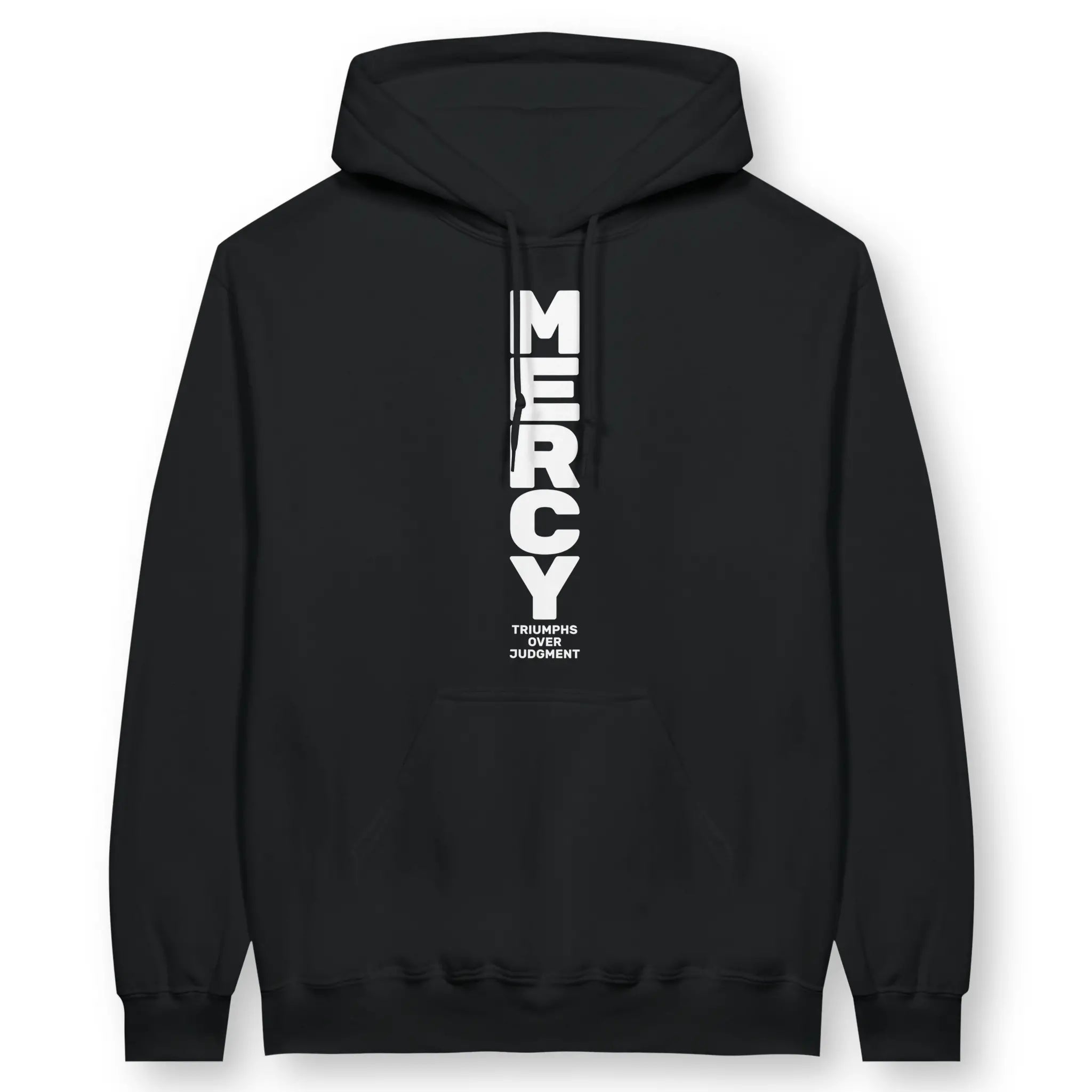 MERCY Triumphs – Unisex Christian Hoodie designed by 3rd Day Christian Clothing.