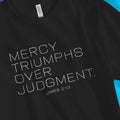 Mercy Triumphs – Unisex Christian T-Shirt designed by 3rd Day Christian Clothing.