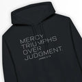 Mercy Triumphs – Unisex Christian Hoodie designed by 3rd Day Christian Clothing.