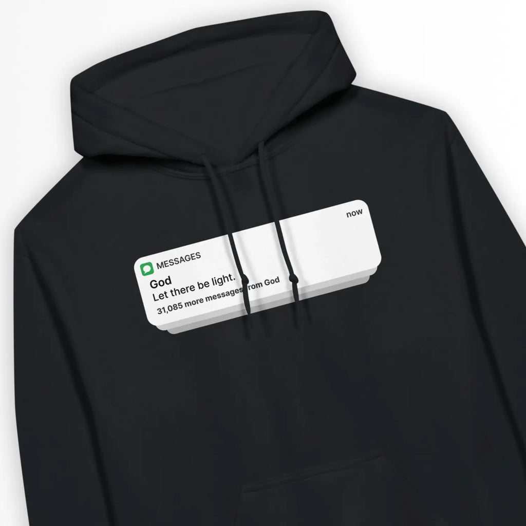 Messages From God – Unisex Christian Hoodie designed by 3rd Day Christian Clothing.