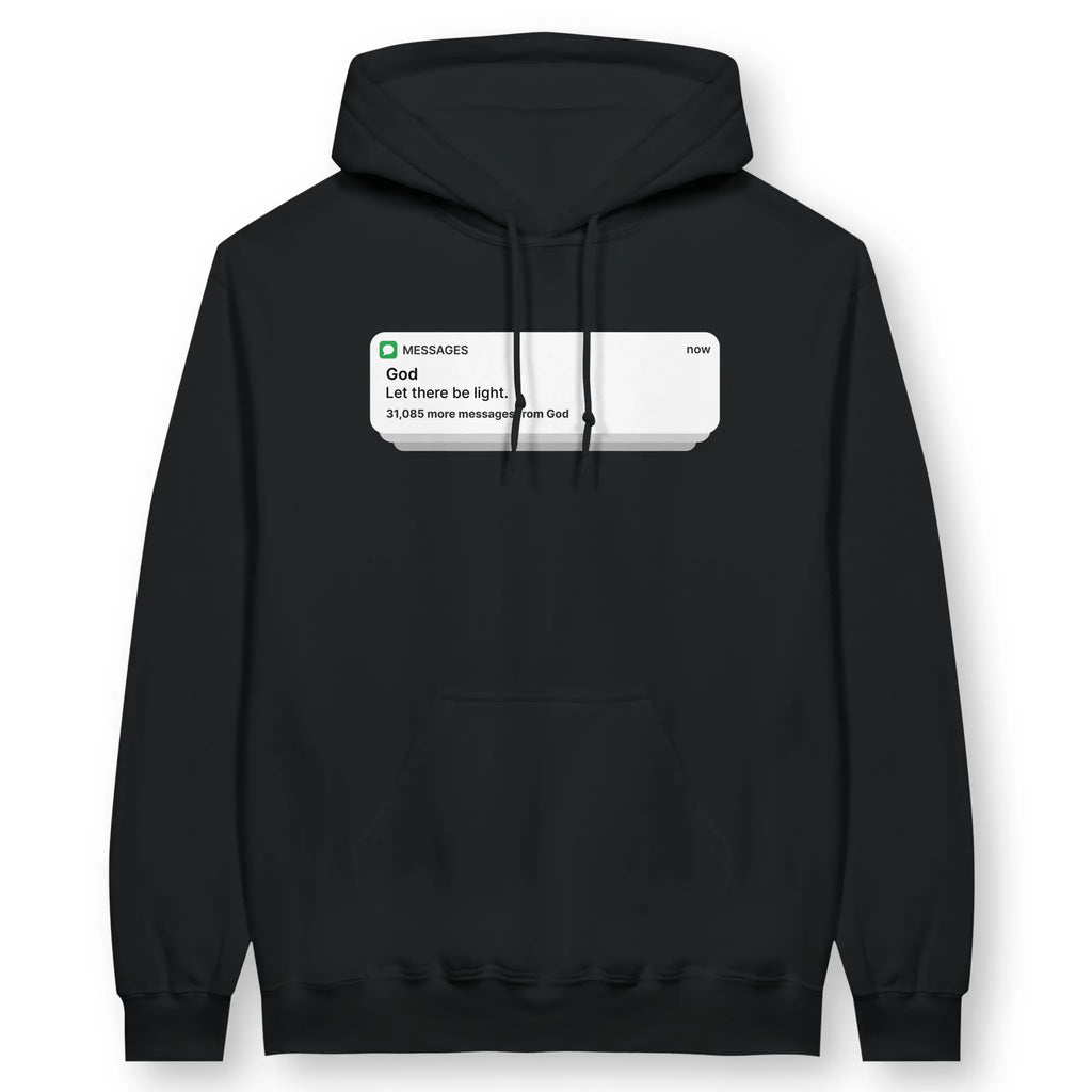 Messages From God – Unisex Christian Hoodie designed by 3rd Day Christian Clothing.