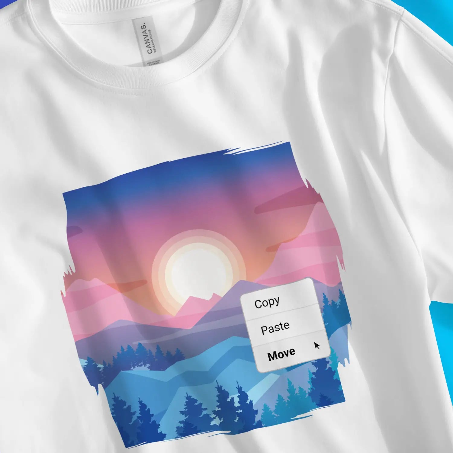 Move Mountains 4.0 (White) – Unisex Christian T-Shirt designed by 3rd Day Christian Clothing.