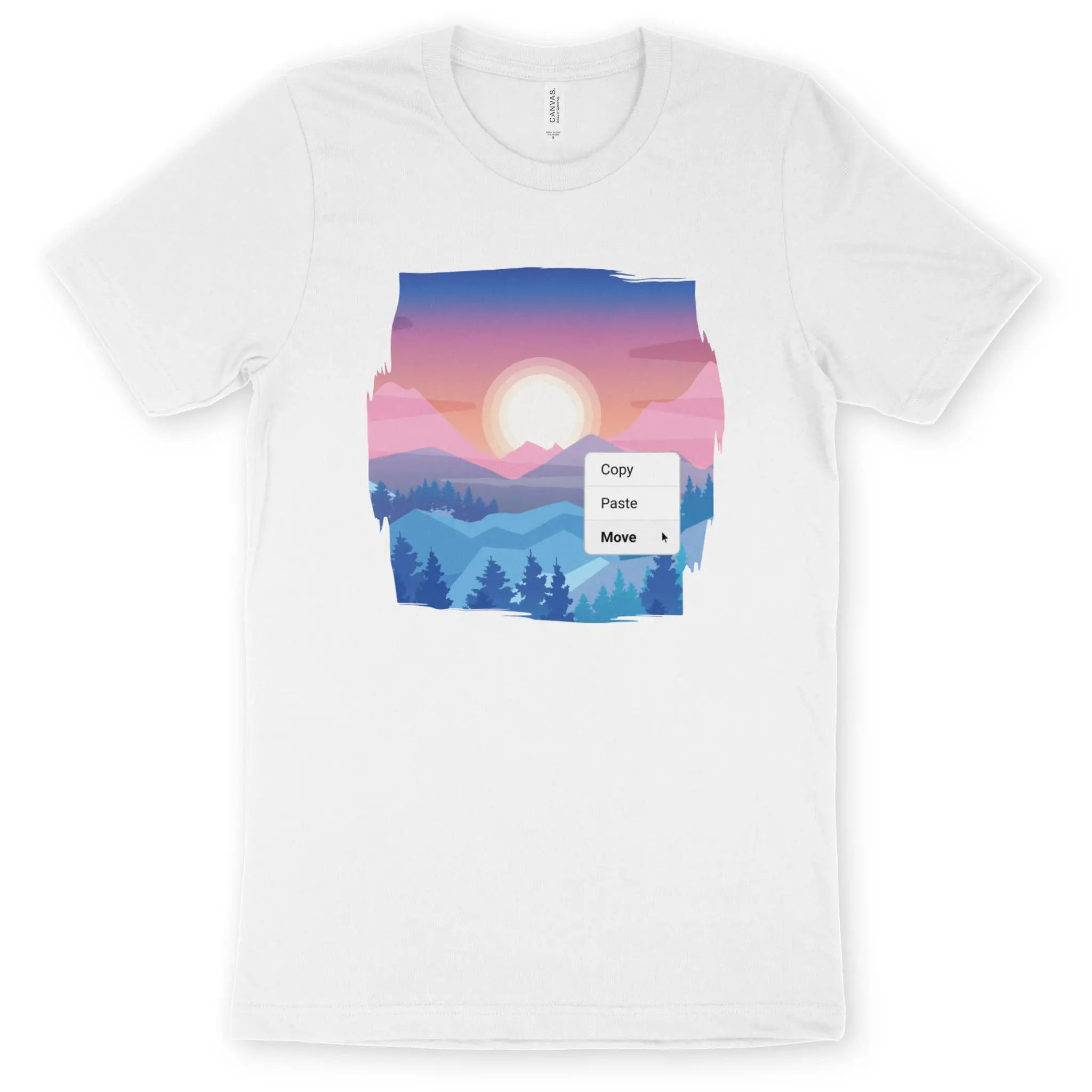 Move Mountains 4.0 (White) – Unisex Christian T-Shirt designed by 3rd Day Christian Clothing.