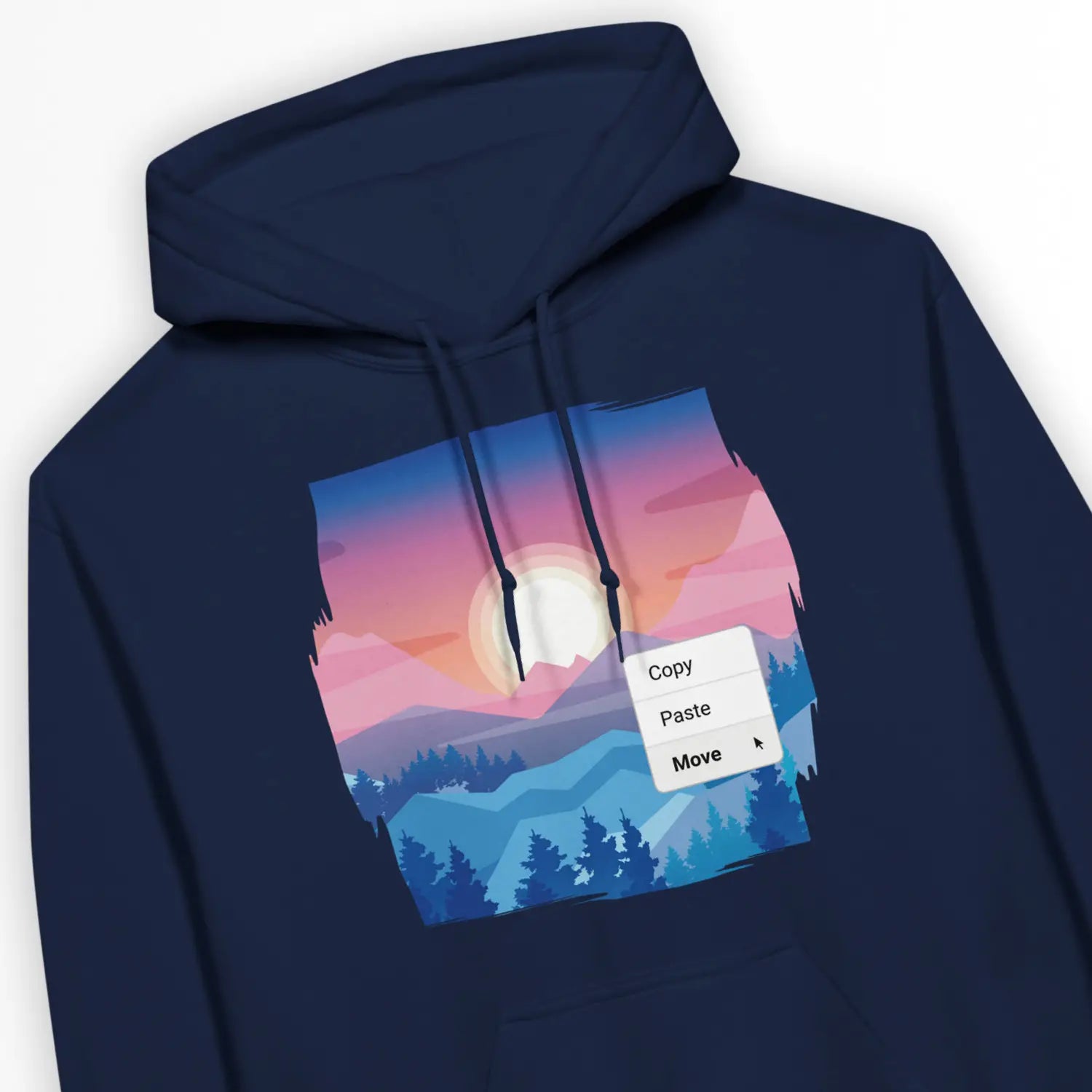 Move Mountains (4th Edition) – Unisex Christian Hoodie designed by 3rd Day Christian Clothing.