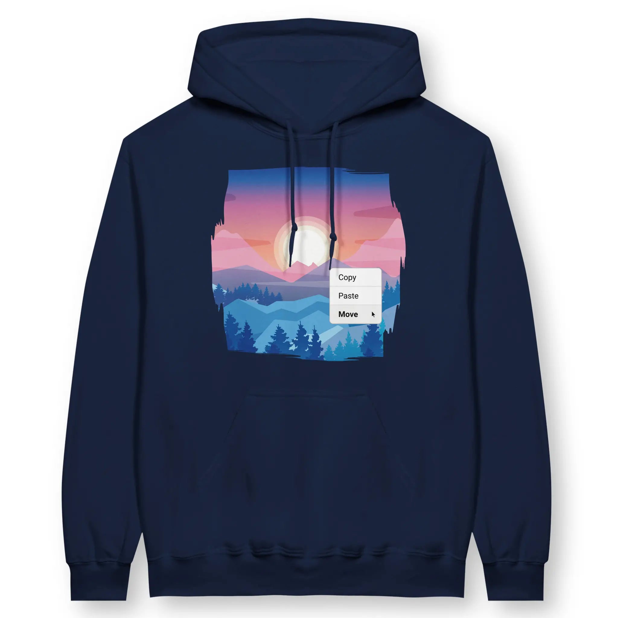 Move Mountains (4th Edition) – Unisex Christian Hoodie designed by 3rd Day Christian Clothing.