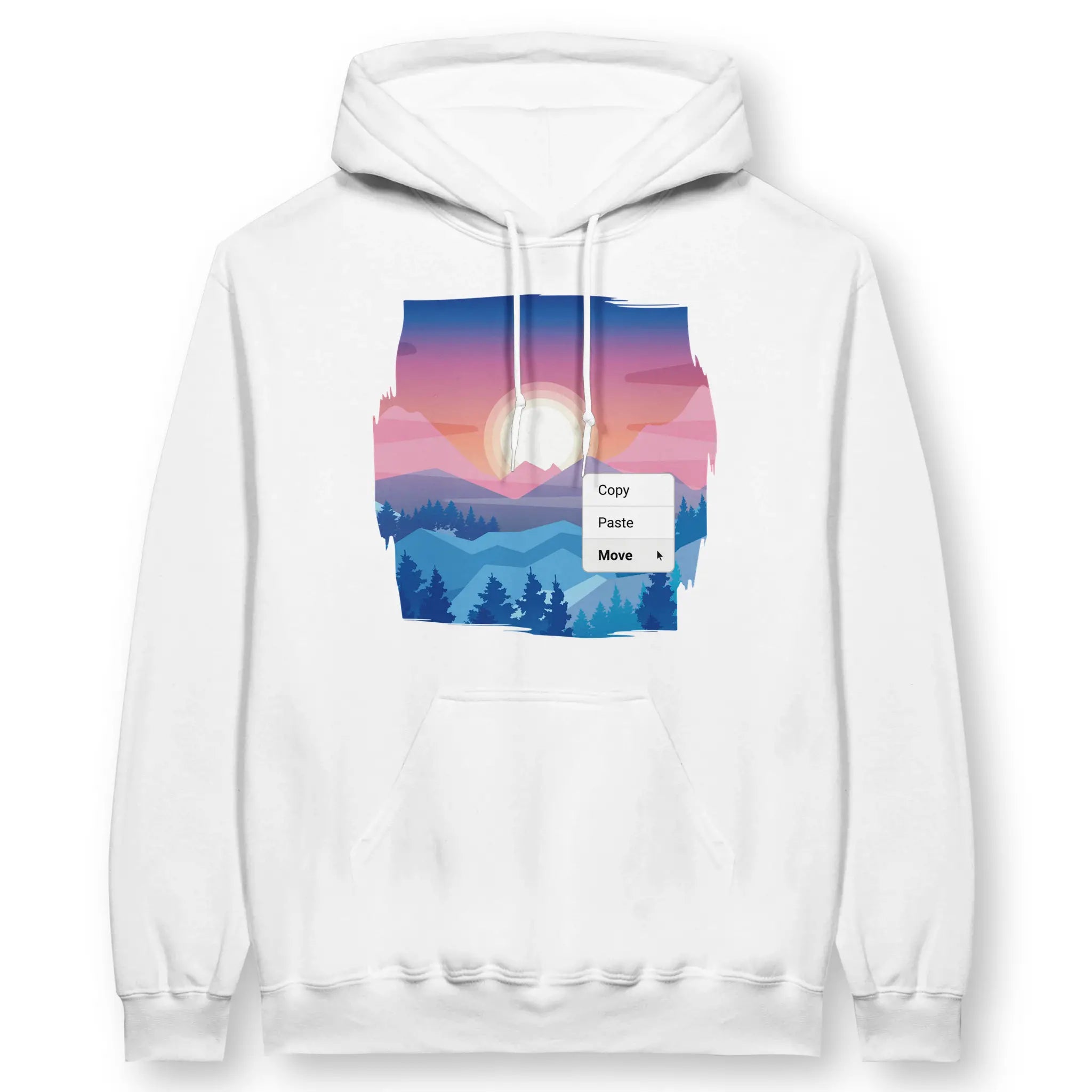 Move Mountains (4th Edition) – Unisex Christian Hoodie designed by 3rd Day Christian Clothing.