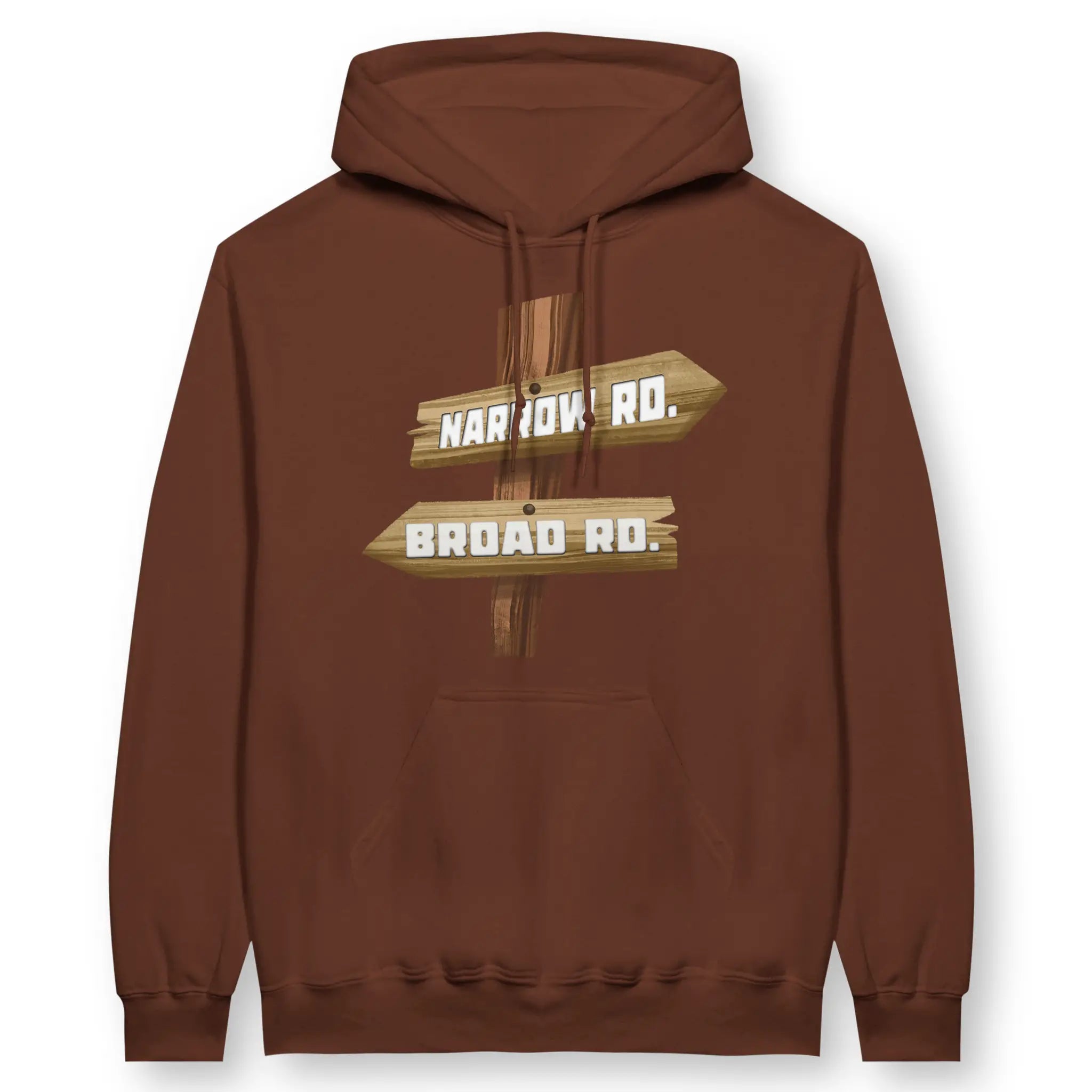Narrow Rd. (2nd Edition) – Unisex Christian Hoodie designed by 3rd Day Christian Clothing.