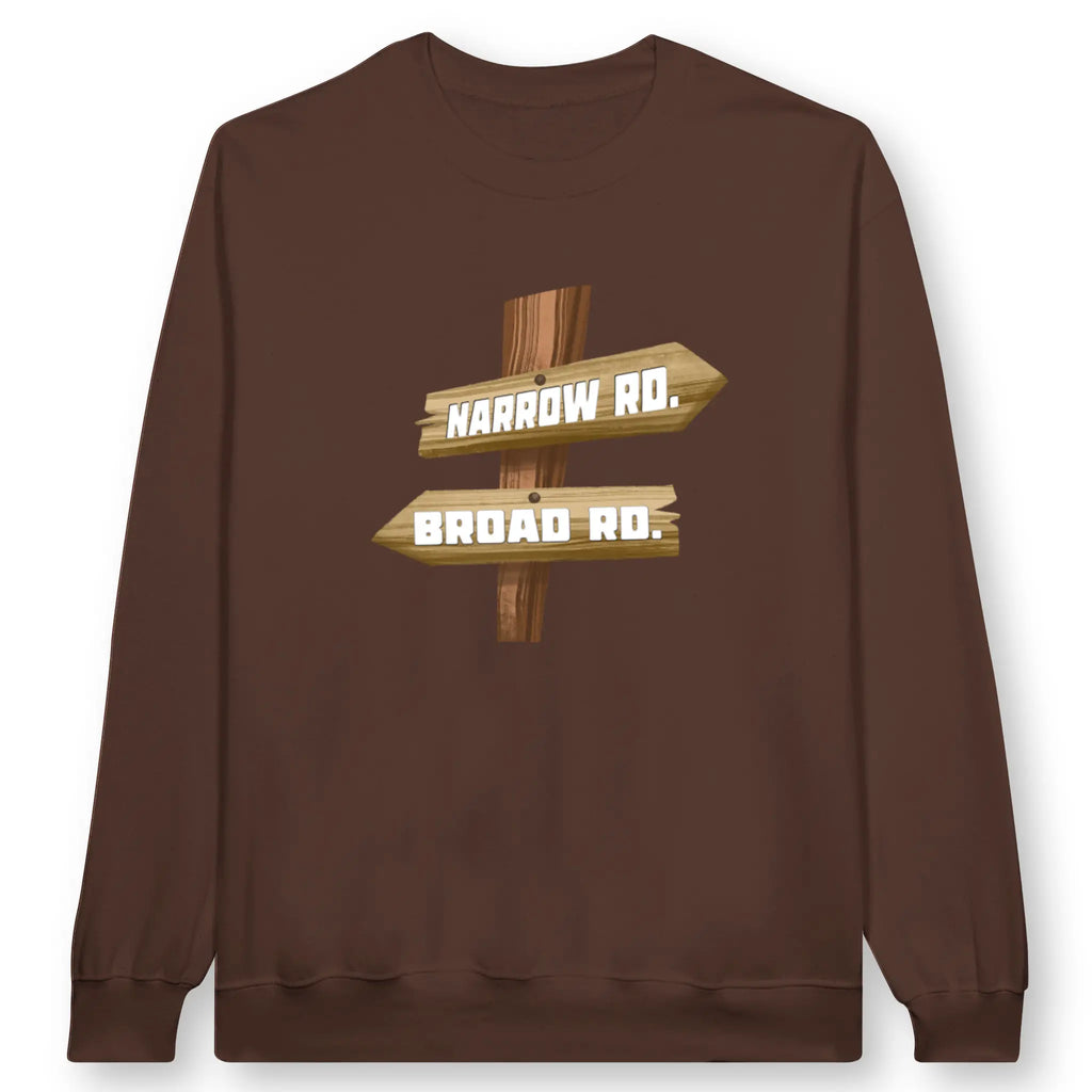 Narrow Rd. 2.0 – Unisex Christian Sweatshirt