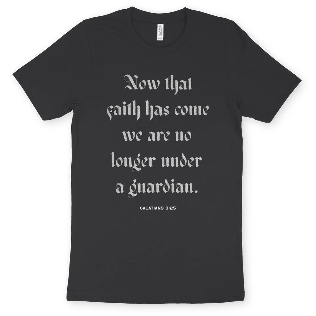 No Longer Under A Guardian – Unisex Christian T-Shirt