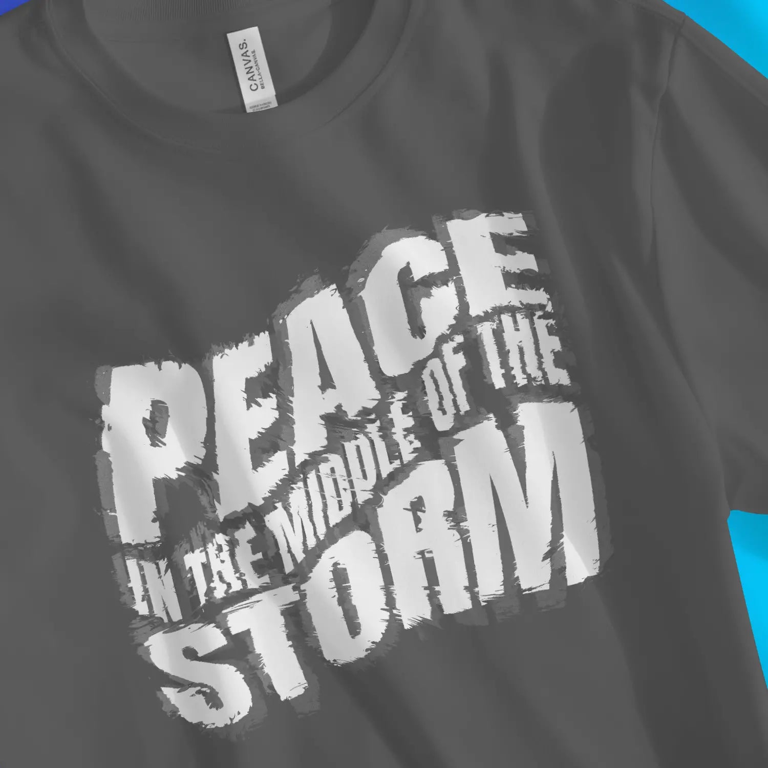 Peace In The Middle Of The Storm 2.0 – Unisex Christian T-Shirt designed by 3rd Day Christian Clothing.