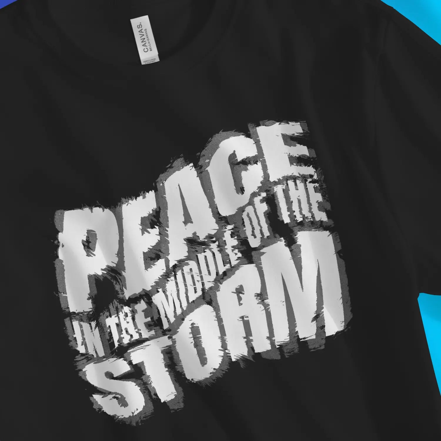 Peace In The Middle Of The Storm – Unisex Christian T-Shirt designed by 3rd Day Christian Clothing.