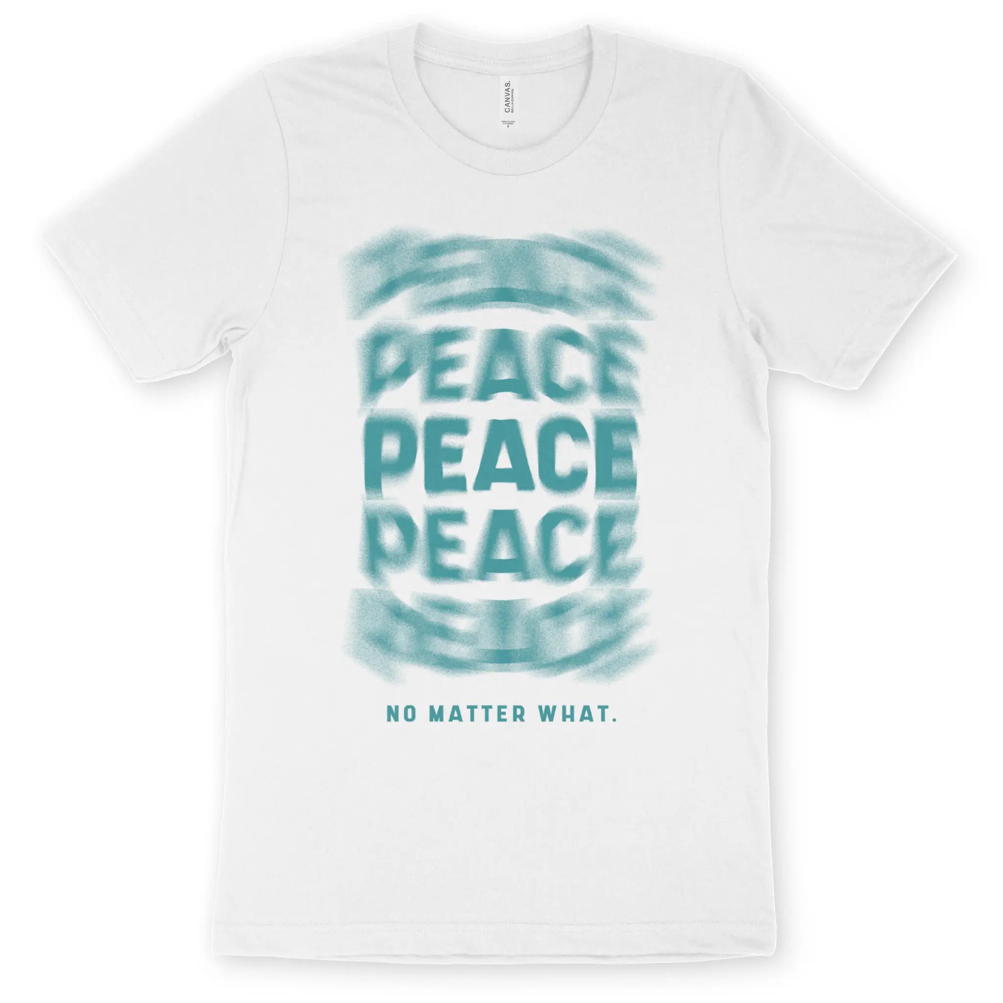 Peace No Matter What 2.0 – Unisex Christian T-Shirt designed by 3rd Day Christian Clothing.
