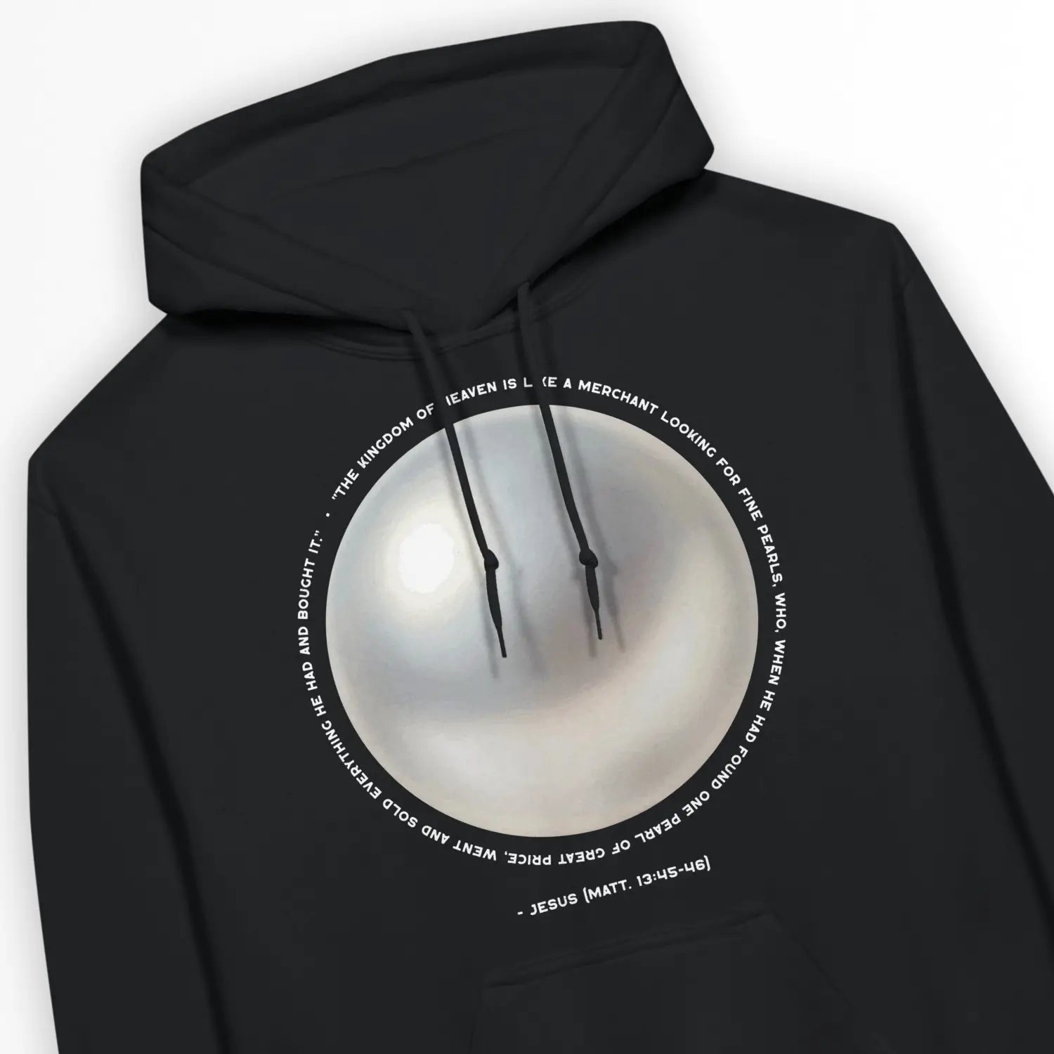 The Pearl of Great Price – Unisex Christian Hoodie designed by 3rd Day Christian Clothing.