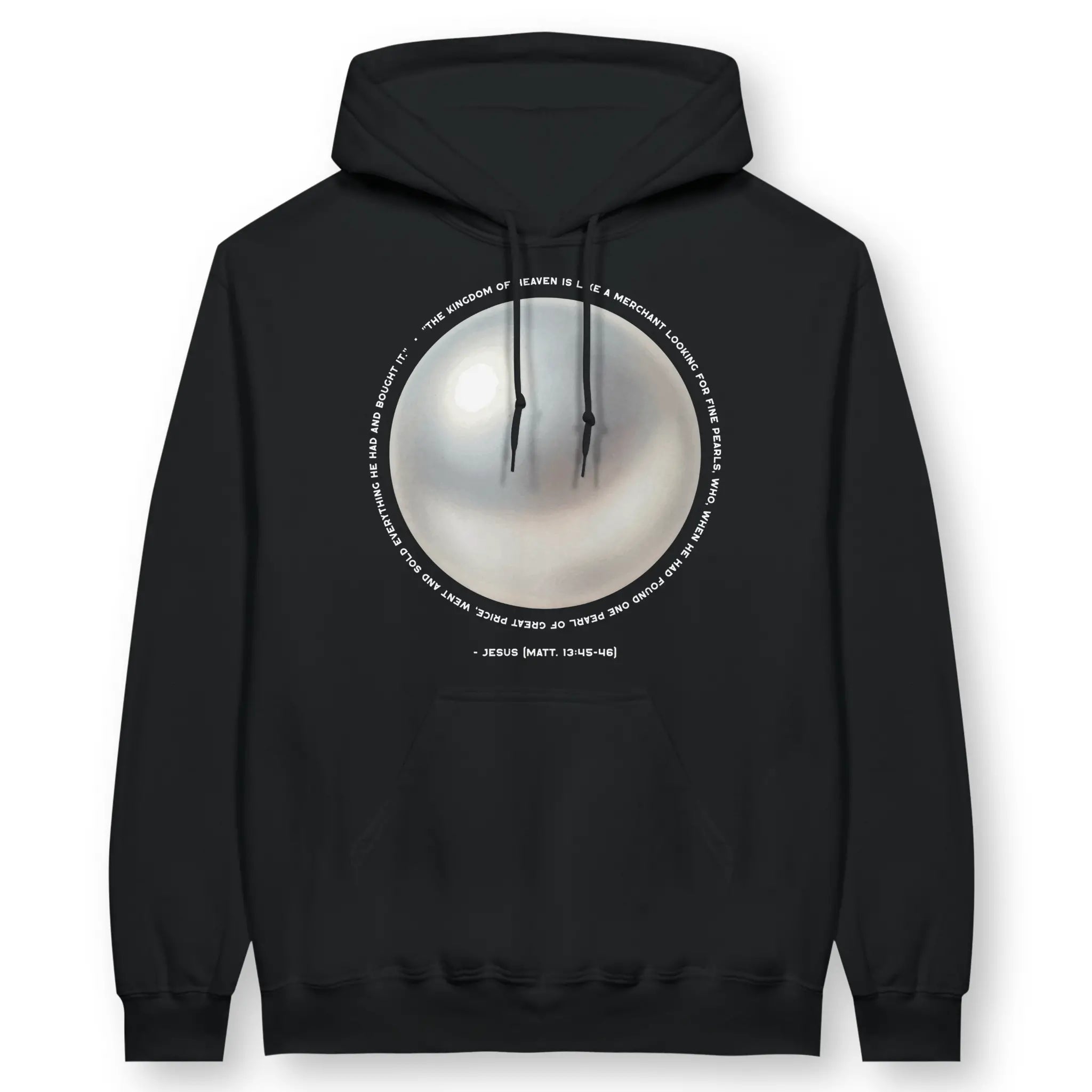The Pearl of Great Price – Unisex Christian Hoodie designed by 3rd Day Christian Clothing.