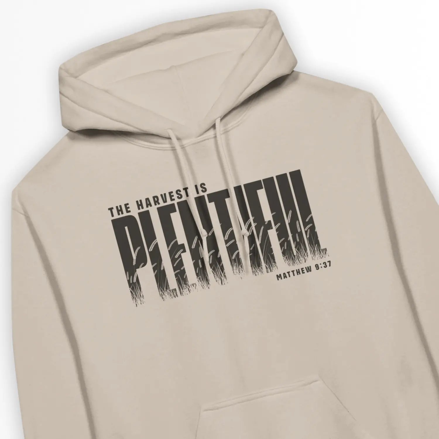 The Harvest Is Plentiful (2nd Edition) – Unisex Christian Hoodie designed by 3rd Day Christian Clothing.