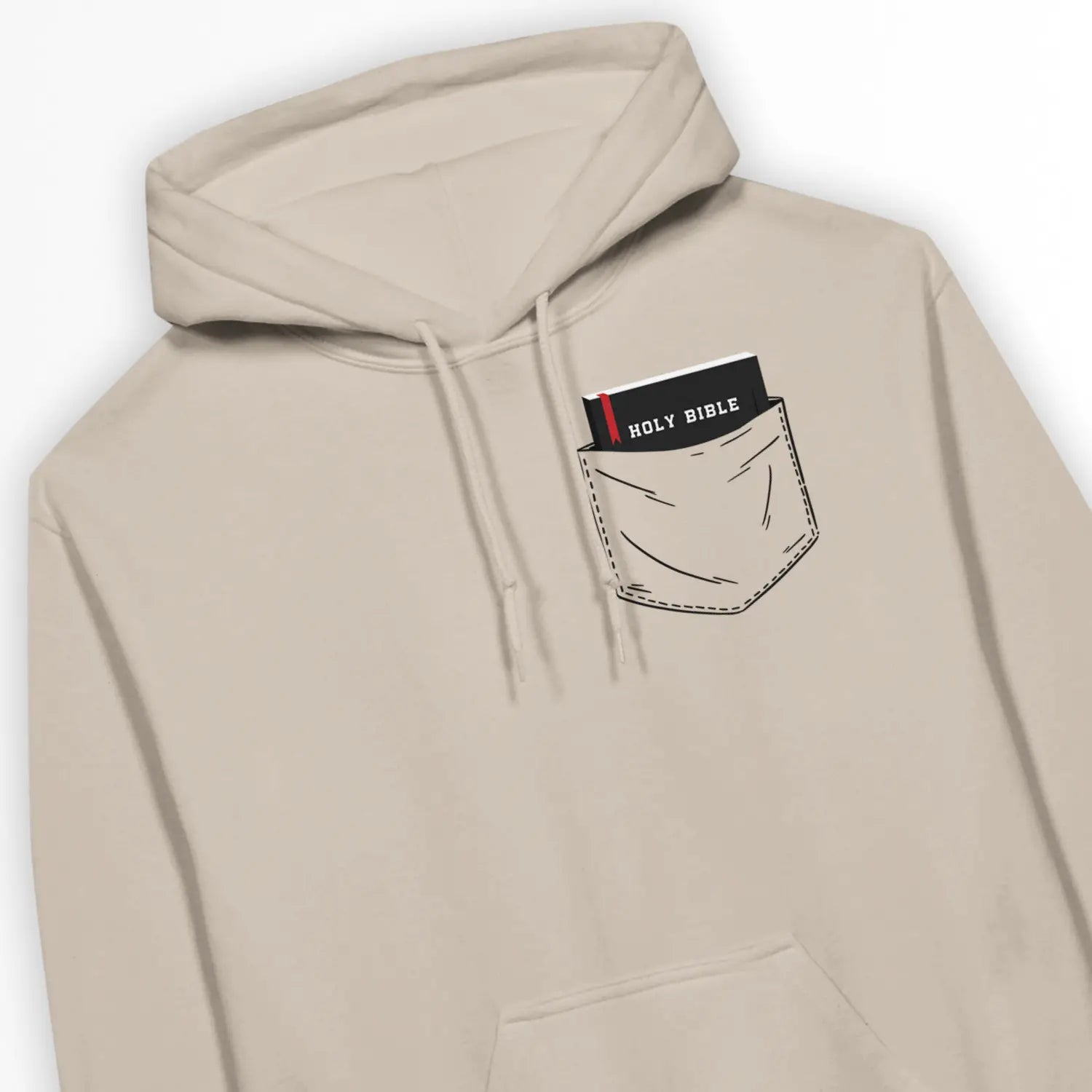 Pocket Bible (2nd Edition) – Unisex Christian Hoodie designed by 3rd Day Christian Clothing.
