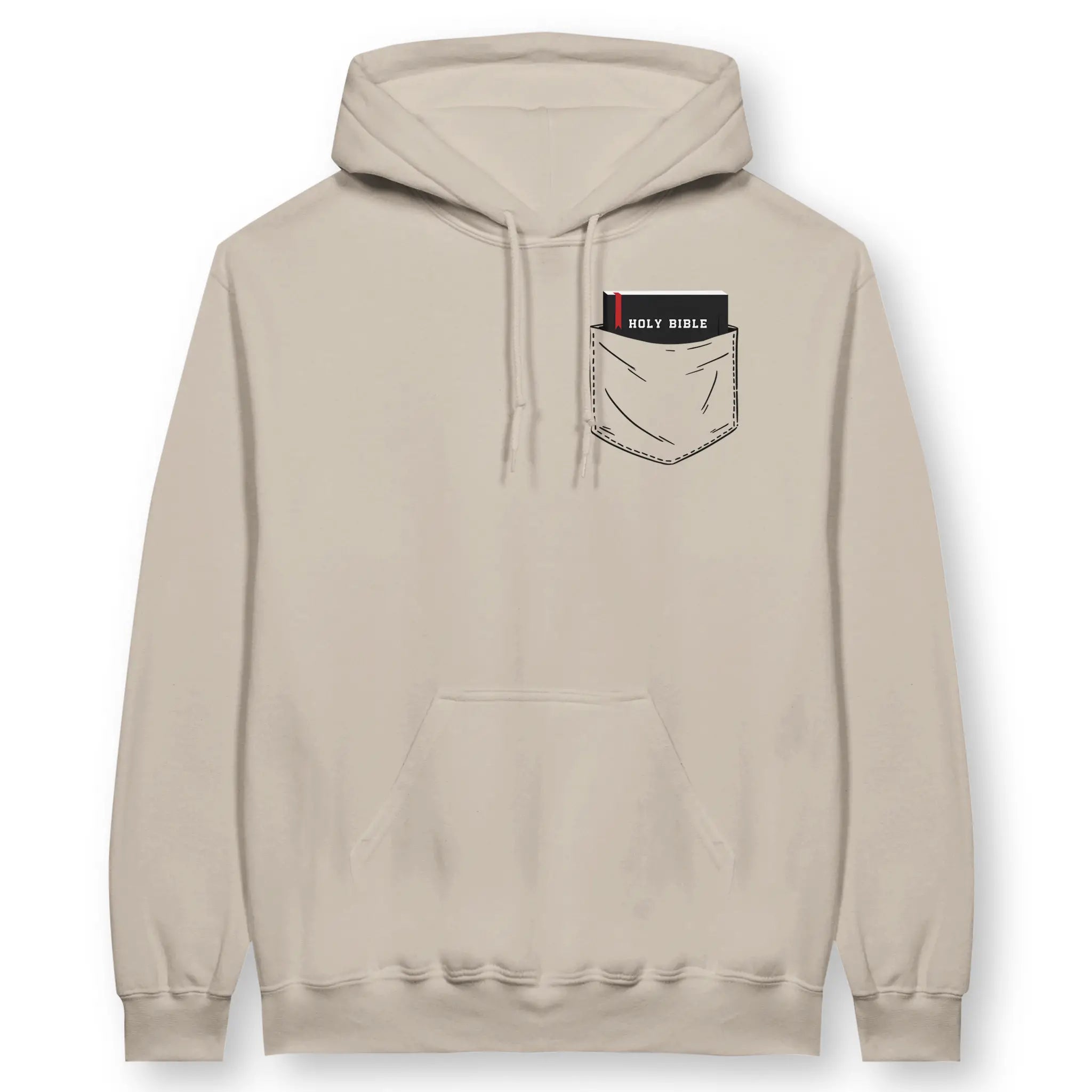 Pocket Bible (2nd Edition) – Unisex Christian Hoodie designed by 3rd Day Christian Clothing.