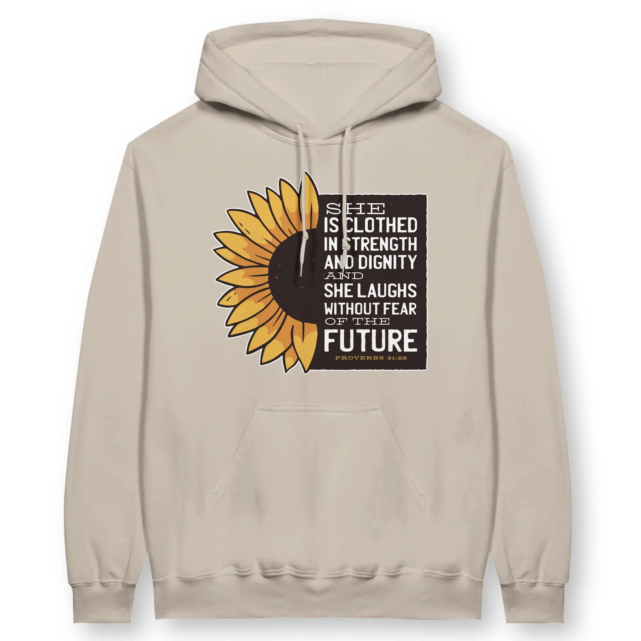 Proverbs 31 – Unisex Christian Hoodie For Women designed by 3rd Day Christian Clothing.