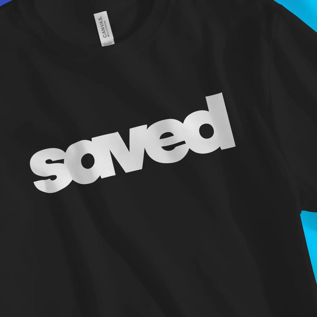saved – Unisex Christian T-Shirt designed by 3rd Day Christian Clothing.