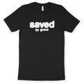 Saved By Grace (Inky) – Unisex Christian T-Shirt designed by 3rd Day Christian Clothing.