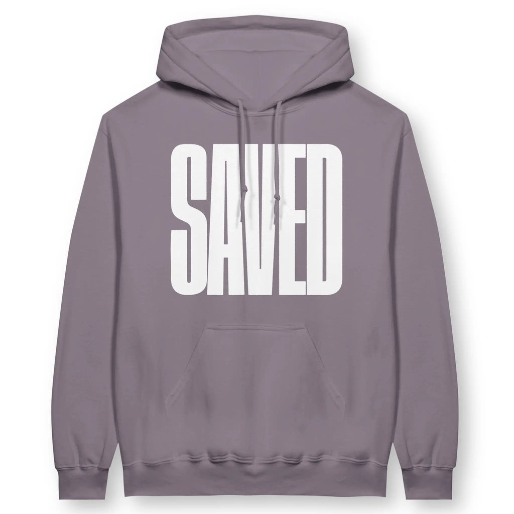 SAVED (BIG, Paragon) – Unisex Christian Hoodie designed by 3rd Day Christian Clothing.