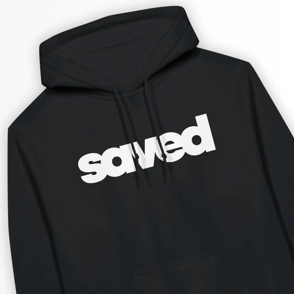 saved – Unisex Christian Hoodie designed by 3rd Day Christian Clothing.
