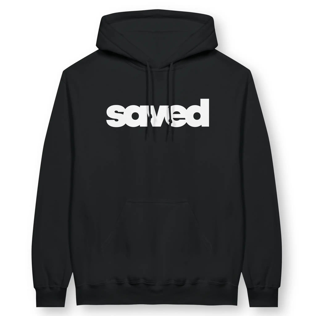 saved – Unisex Christian Hoodie designed by 3rd Day Christian Clothing.