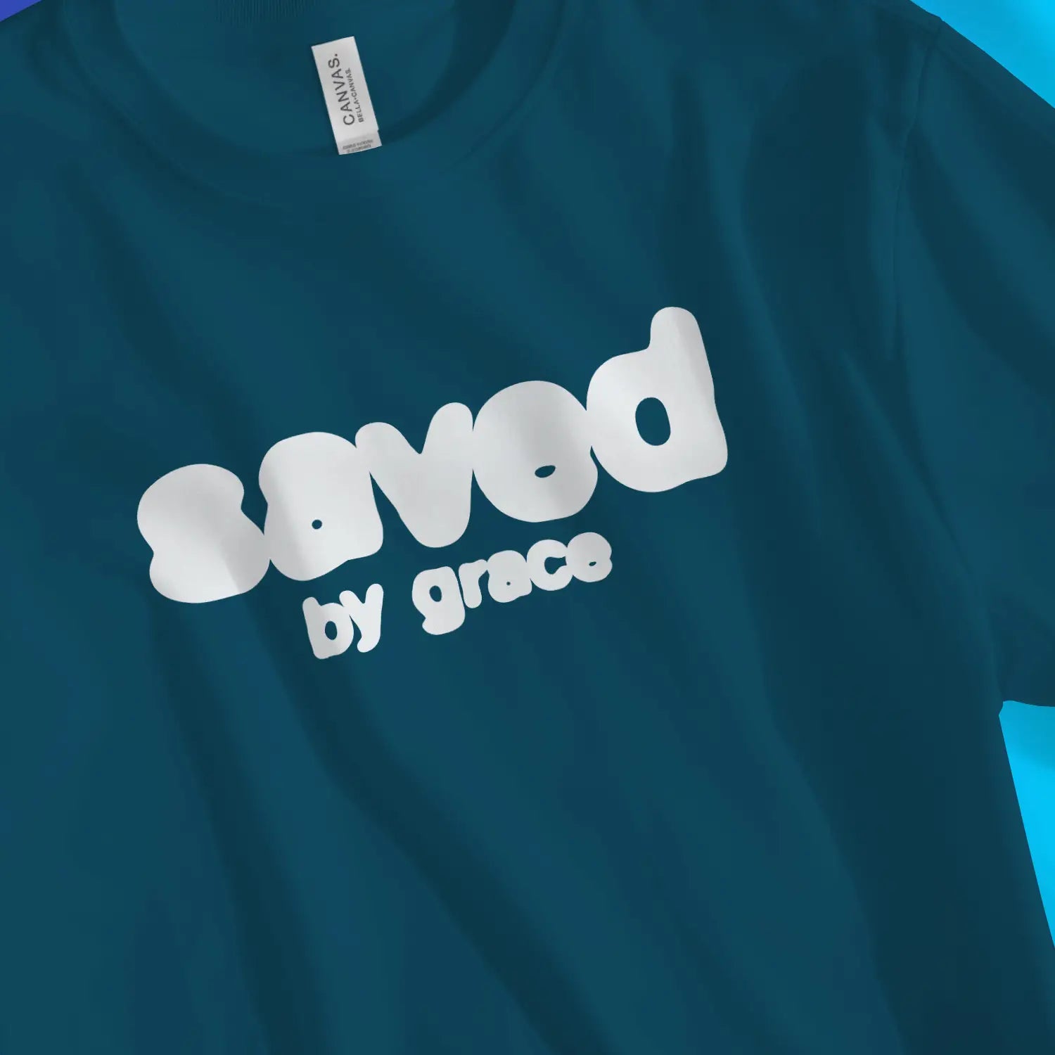 Saved By Grace (Inky) 2.0 – Unisex Christian T-Shirt