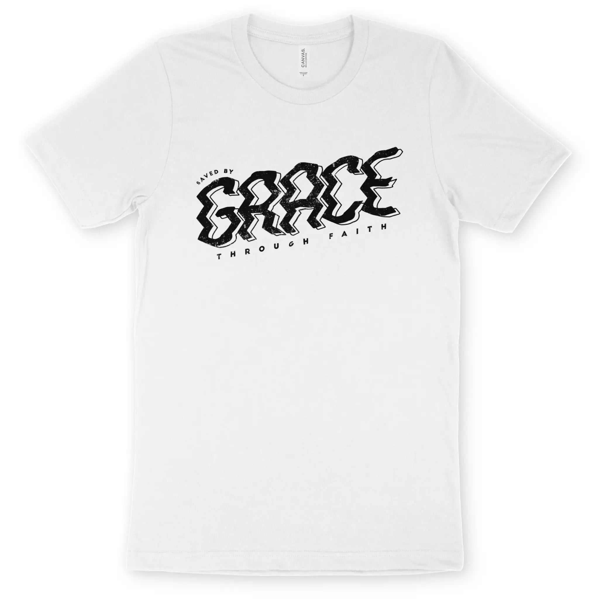 Saved By Grace (Zappy) – Unisex Christian T-Shirt designed by 3rd Day Christian Clothing.