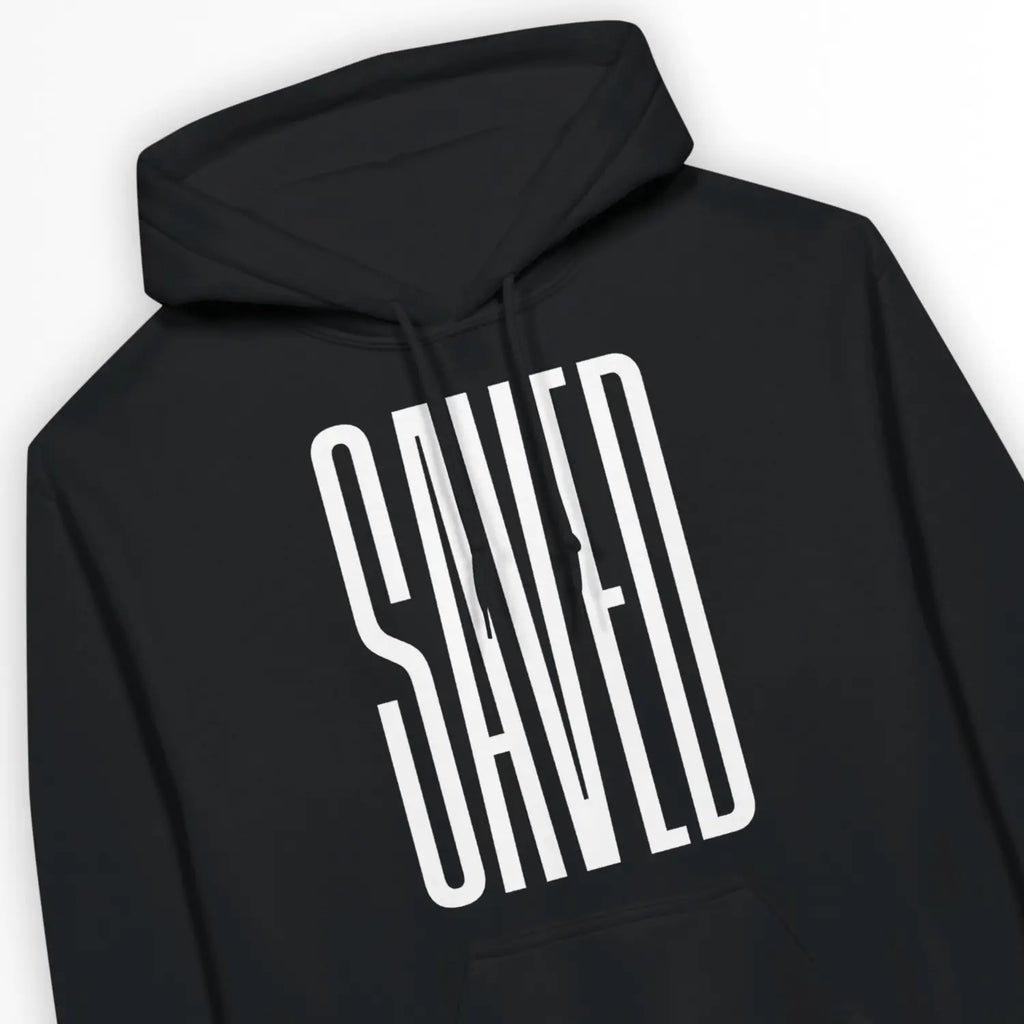 SAVED (Ultra-Tall) – Unisex Christian Hoodie designed by 3rd Day Christian Clothing.