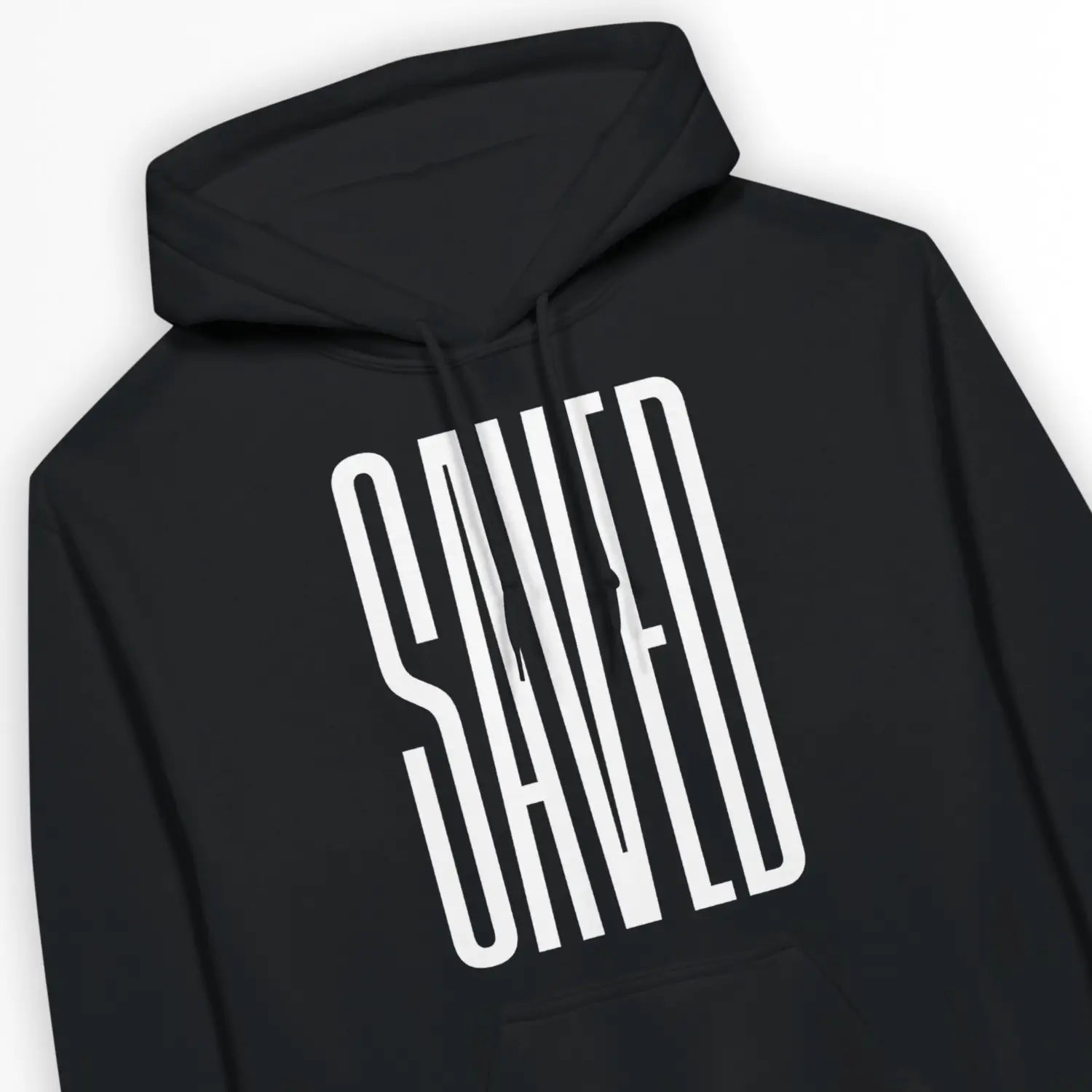SAVED (Ultra-Tall) – Unisex Christian Hoodie designed by 3rd Day Christian Clothing.