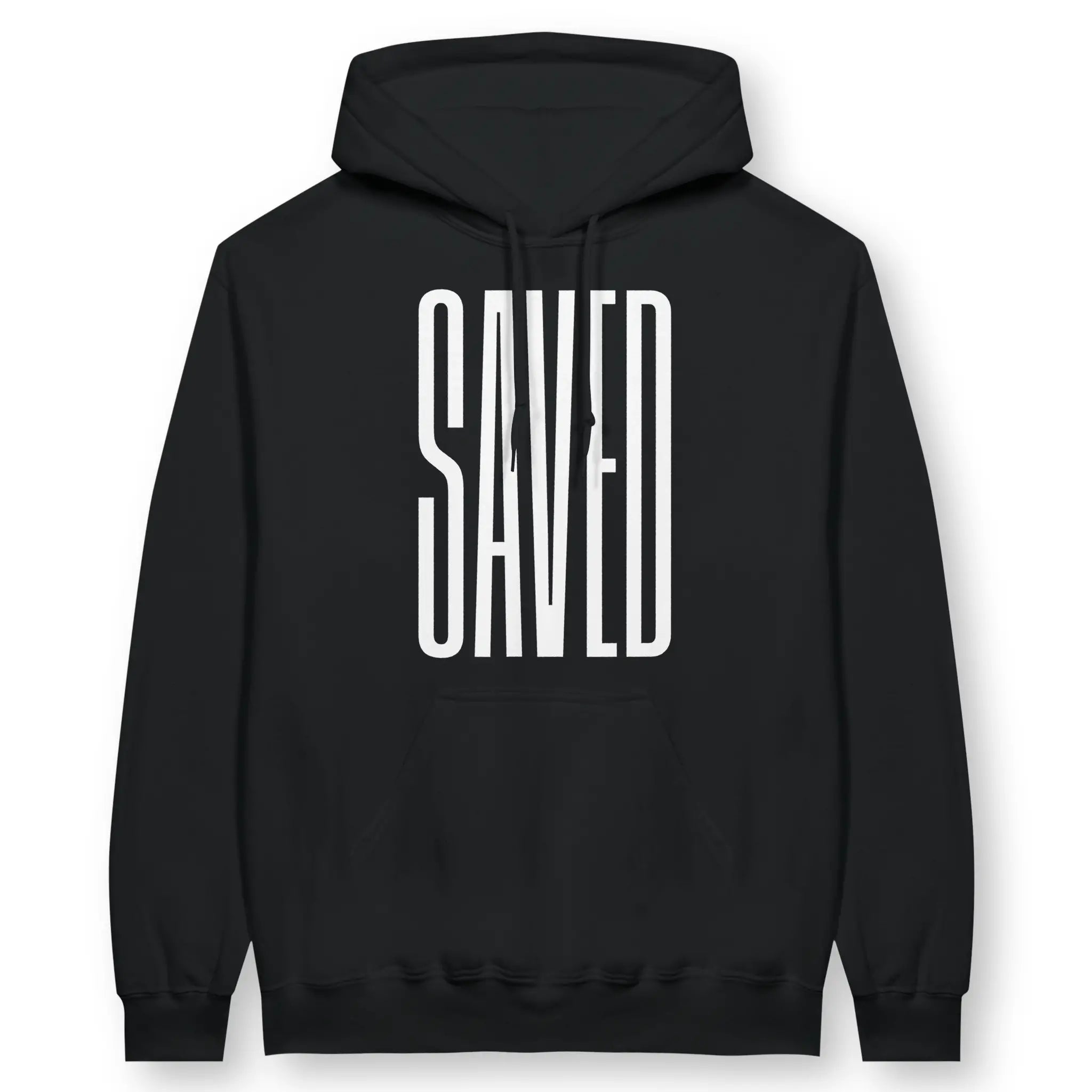 SAVED (Ultra-Tall) – Unisex Christian Hoodie designed by 3rd Day Christian Clothing.