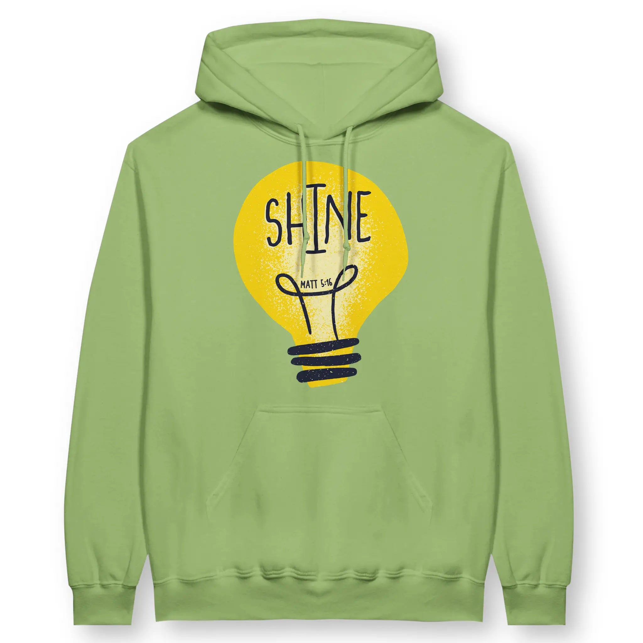 SHINE (Matt 5:16) – Unisex Christian Hoodie designed by 3rd Day Christian Clothing.