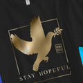 Stay Hopeful (Gold) – Unisex Christian T-Shirt designed by 3rd Day Christian Clothing.
