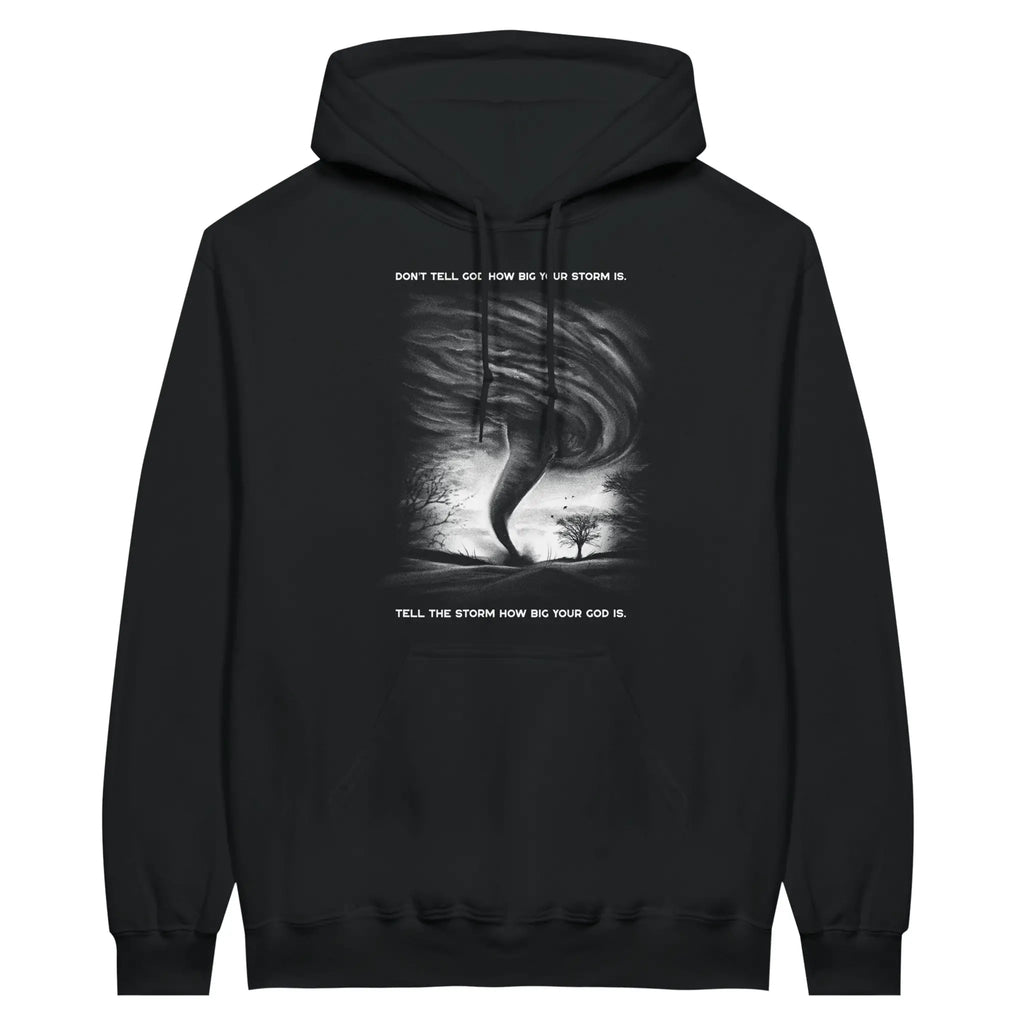Tell The Storm (2nd Edition) – Unisex Christian Hoodie designed by 3rd Day Christian Clothing.