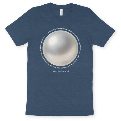 The Pearl of Great Price (2nd Edition) – Unisex Christian T-Shirt designed by 3rd Day Christian Clothing.