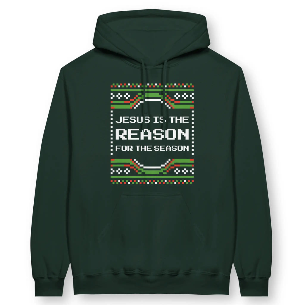 Reason For The Season (Christmas) – Unisex Christian Hoodie designed by 3rd Day Christian Clothing.
