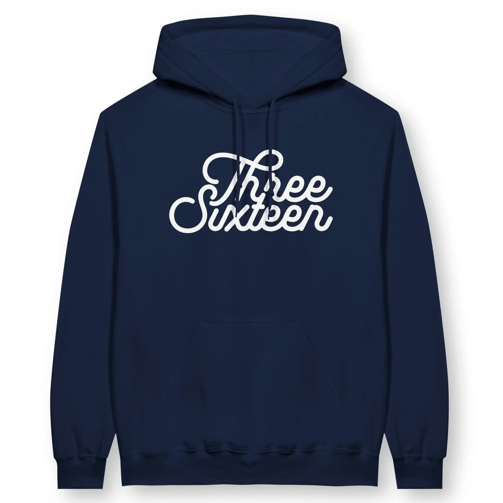 Three Sixteen – Unisex Christian Hoodie designed by 3rd Day Christian Clothing.