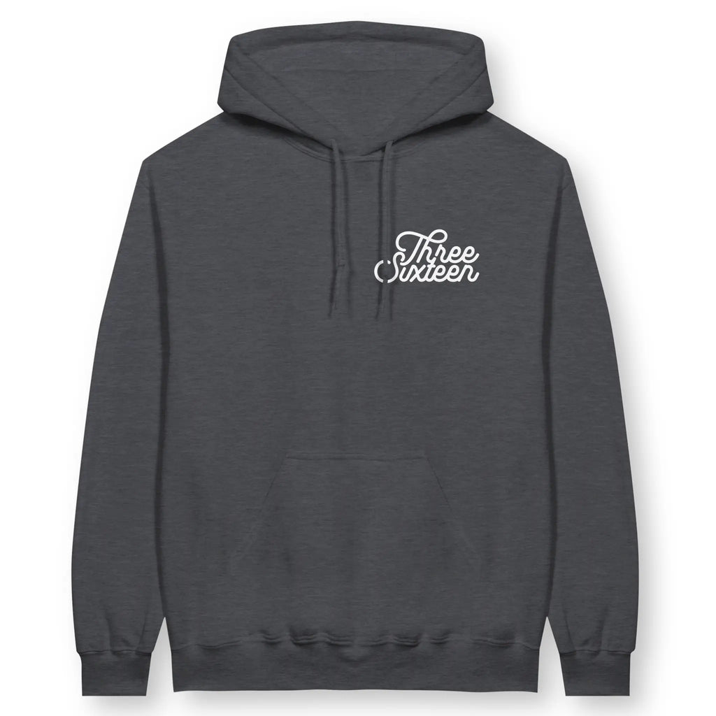 Three Sixteen (2nd Edition) – Unisex Christian Hoodie designed by 3rd Day Christian Clothing.
