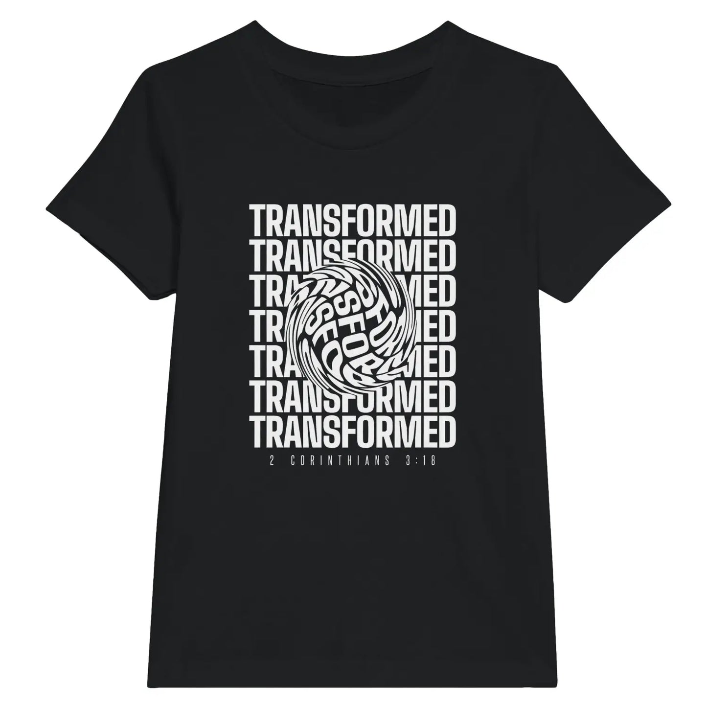 Transformed (Warped) | Premium Kids' Christian T-Shirt