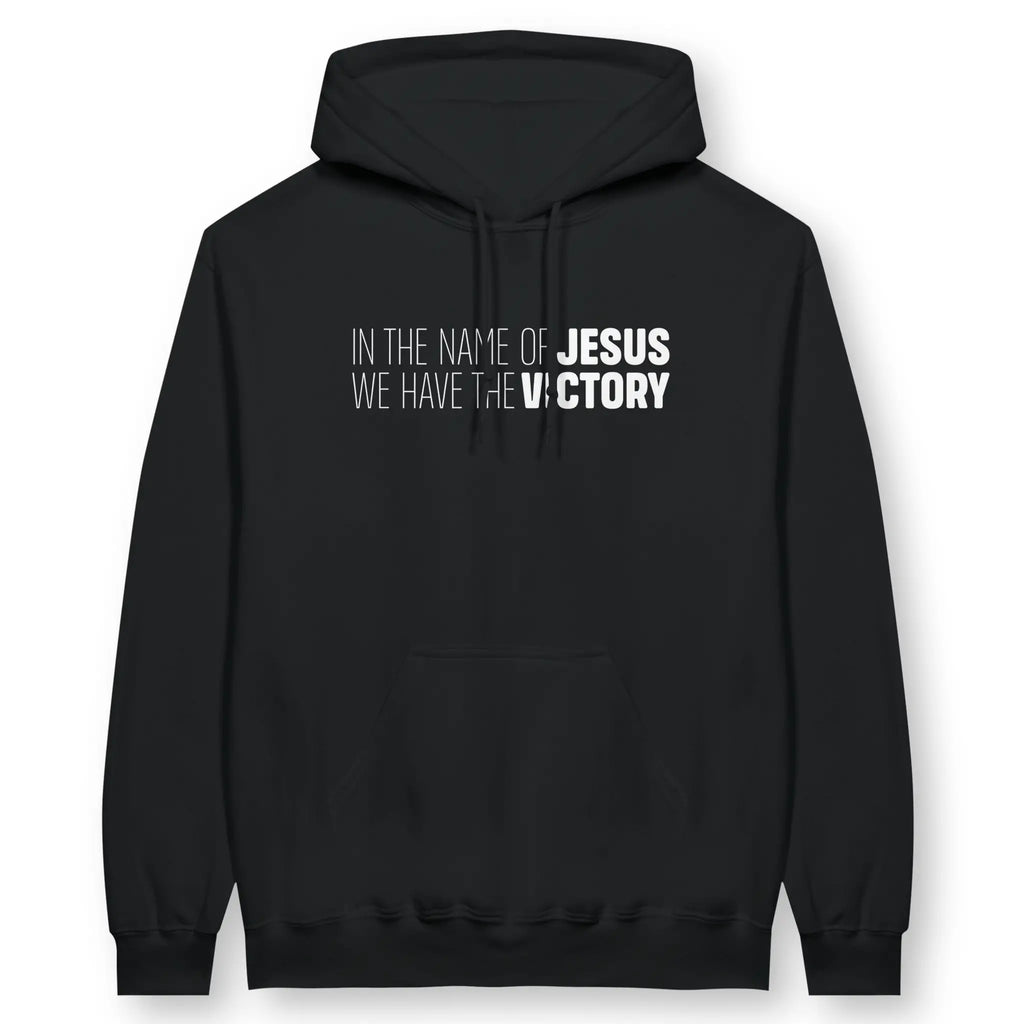 Victory In The Name of Jesus – Unisex Christian Hoodie designed by 3rd Day Christian Clothing.