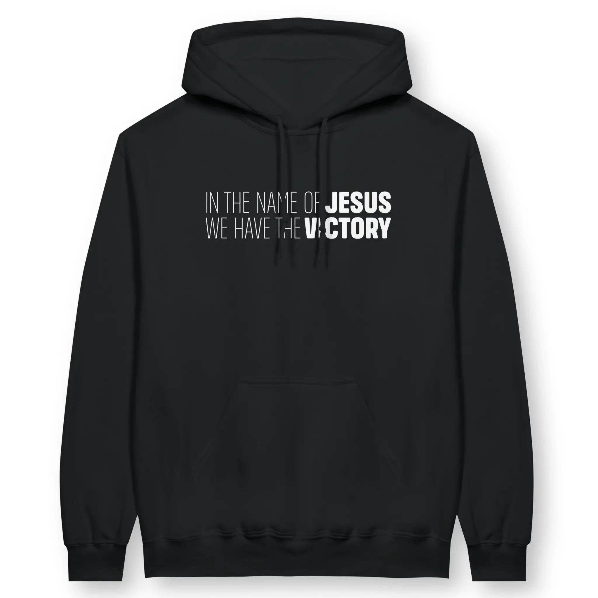 Victory In The Name of Jesus – Unisex Christian Hoodie designed by 3rd Day Christian Clothing.