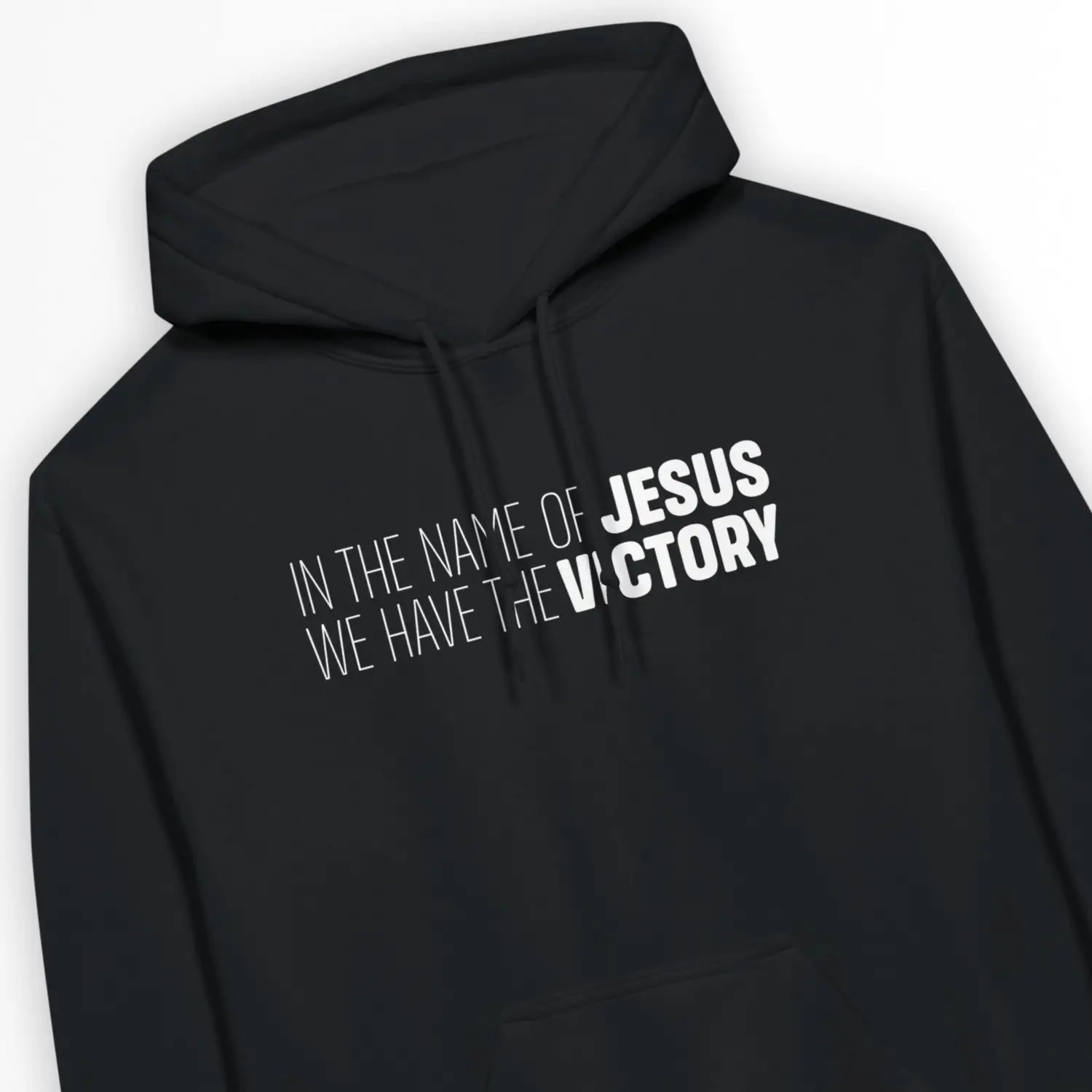 Victory In The Name of Jesus – Unisex Christian Hoodie designed by 3rd Day Christian Clothing.